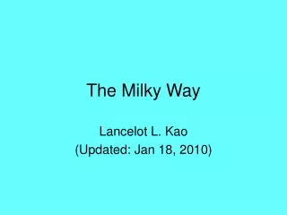 the milky way