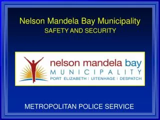 nelson mandela bay municipality